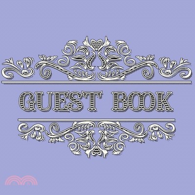 Guest Book - Beautiful Guest Book with Names and Notes Space