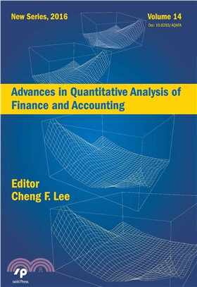 Advances in Quantitative Analysis of Finance and Accounting (New Series) Vol．14(電子書)