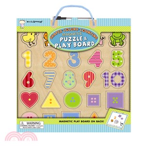 Shapes.Colors.Counting Magnetic Puzzle & Play Board