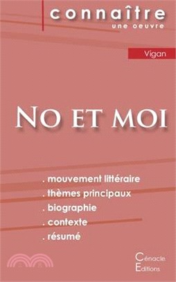 Fiche de lecture No et moi de Delphine de Vigan (Analyse littéraire de référence et résumé complet)