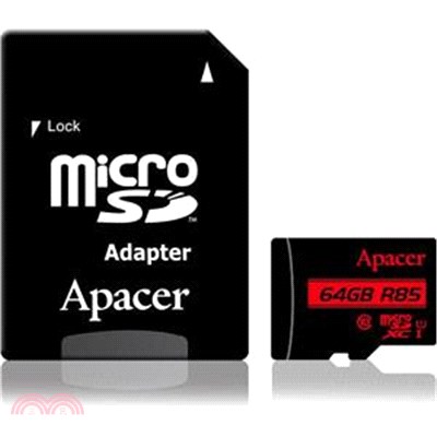 【Apacer】R85 記憶卡 U1附轉卡-64G