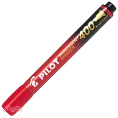 百樂PILOT 400型平頭麥克筆-紅