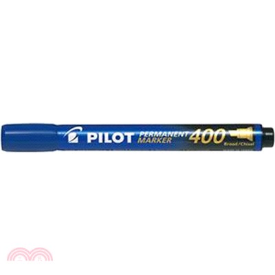 百樂PILOT 400型平頭麥克筆-藍