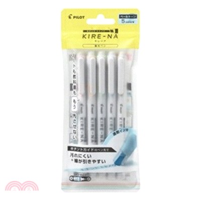 PILOT百樂 綺麗雙頭螢光筆5色組 淡彩色