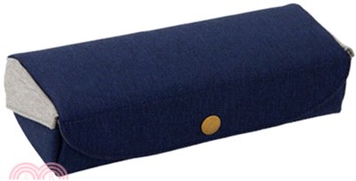 【Raymay】簡單易扣箱型筆盒-海軍藍