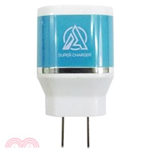【A-GOOD】USB雙埠充電器(5V/3.4A)雙孔旅充-藍