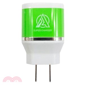 【A-GOOD】USB雙埠充電器(5V/3.4A)雙孔旅充-綠
