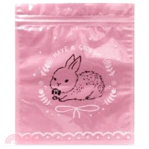 簡單生活 兔子夾鏈袋6入-粉紅