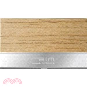 Calm事務 時尚木紋名片盒-松木色