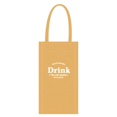 簡單生活 Drink簡約保冷飲料提袋-黃色