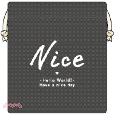 NICE小束口袋(墨黑)-簡單生活