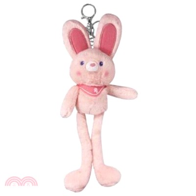 簡單生活 抽拉裝飾吊飾-粉兔