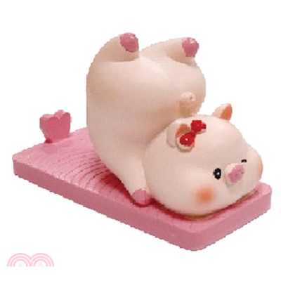 動物瑜珈造型手機架(小豬)-簡單生活