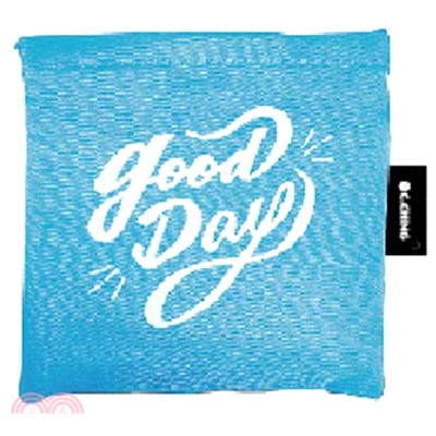 Good Day環保購物袋(藍)-簡單生活