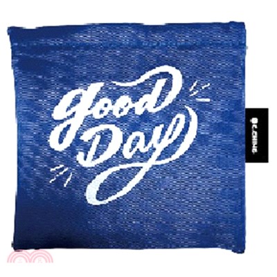 Good Day環保購物袋(深藍)-簡單生活