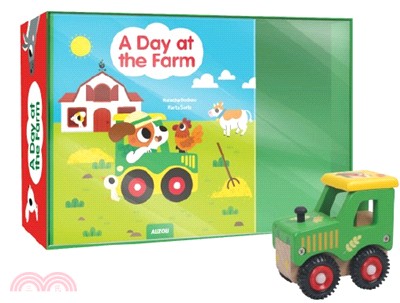 A Day at the Farm - Book and Wooden Toy