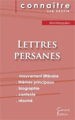 Fiche de lecture Lettres persanes de Montesquieu (analyse littéraire de référence et résumé complet)