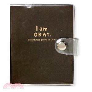 I am okay 隨身名片本-黑