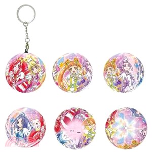 光之美少女夢幻球形拼圖鑰匙圈24片
