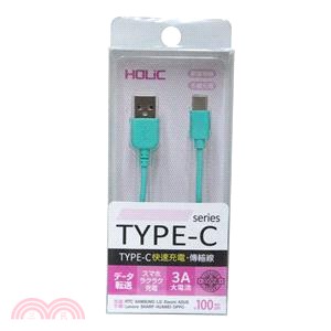 【HOLiC】大電3A-TYPE C線（湖水綠）