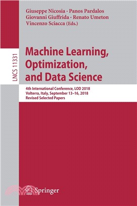 Machine Learning, Optimization, and Data Science