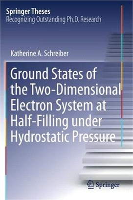 Ground States of the Two-Dimensional Electron System at Half-Filling Under Hydrostatic Pressure