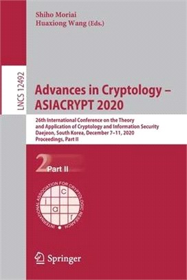 Advances in Cryptology - Asiacrypt 2020: 26th International Conference on the Theory and Application of Cryptology and Information Security, Daejeon,