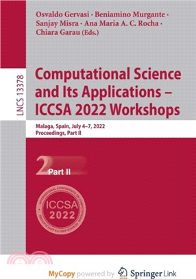 Computational Science and Its Applications - ICCSA 2022 Workshops：Malaga, Spain, July 4-7, 2022, Proceedings, Part II