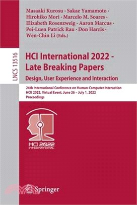 Hci International 2022 - Late Breaking Papers. Design, User Experience and Interaction: 24th International Conference on Human-Computer Interaction, H