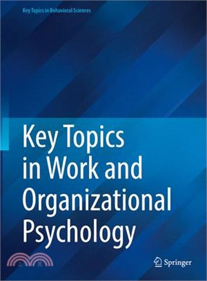 Key Topics in Work and Organizational Psychology