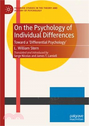 On the Psychology of Individual Differences: Toward a 'Differential Psychology'