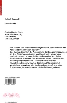 Einfach Bauen II: Erkenntnisse