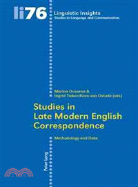 Studies in Late Modern English Correspondence