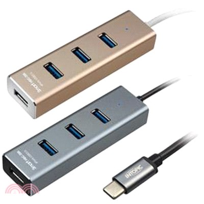 【INTOPIC】HBC390 USB 3.0 Type-C 4埠HUB