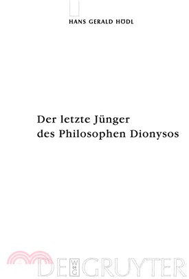 Der Letzte Junger Des Philosophen Dionysos