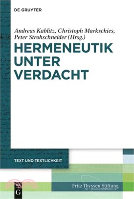 Hermeneutik Unter Verdacht