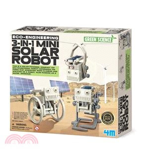 【4M】Super 3-in-1 Solar Robot 太陽能小幫手