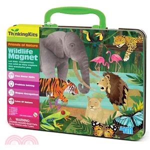 【4M】Wildlife Magnets 野生動物磁貼組