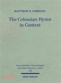 Colossian Hymn in Context ― An Exegesis in Light of Jewish and Greco-Roman Hymnic & Epistolary Conventions