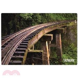 鐵道明信片-阿里山線木造橋特寫