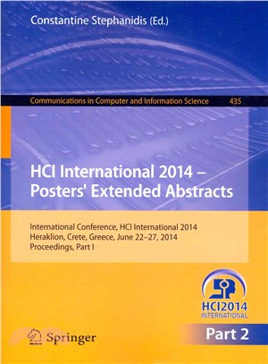 Hci International 2014 - Posters' Extended Abstracts ― International Conference, Hci International 2014, Heraklion, Crete, June 22-27, 2014. Proceedings, Part II