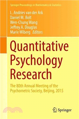 Quantitative Psychology Research ― The 80th Annual Meeting of the Psychometric Society, Beijing, 2015