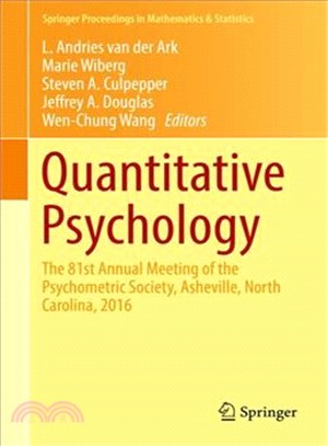 Quantitative Psychology ― The 81st Annual Meeting of the Psychometric Society, Asheville, North Carolina, 2016