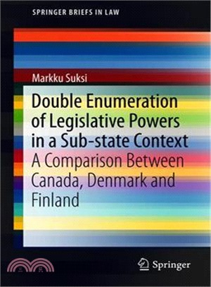 Double Enumeration of Legislative Powers in a Sub-state Context ― A Comparison Between Canada, Denmark and Finland