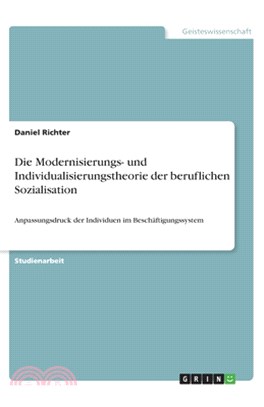 Die Modernisierungs- und Individualisierungstheorie der beruflichen Sozialisation: Anpassungsdruck der Individuen im Beschäftigungssystem
