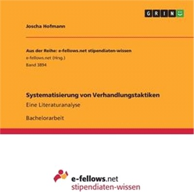 Systematisierung von Verhandlungstaktiken: Eine Literaturanalyse