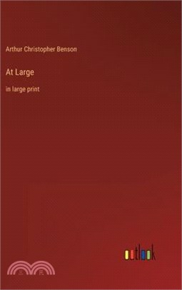 At Large: in large print