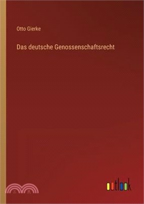 Das deutsche Genossenschaftsrecht