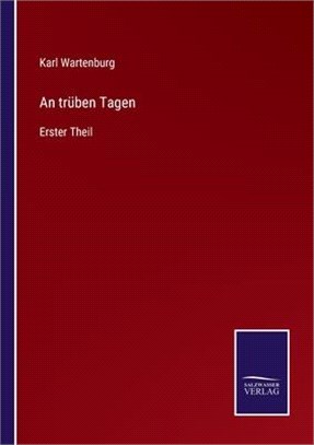 An trüben Tagen: Erster Theil