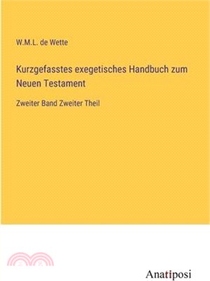 Kurzgefasstes exegetisches Handbuch zum Neuen Testament: Zweiter Band Zweiter Theil